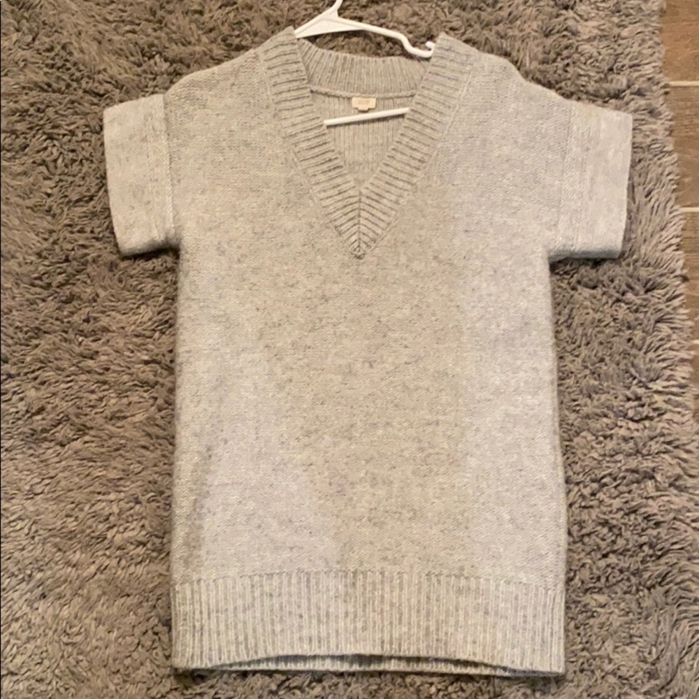 J.Crew XS Grey wool sweater